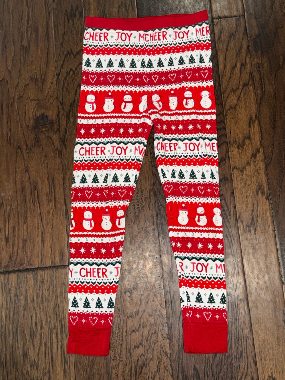 Little Sleepies Holiday pajama bottoms kids size 9/10